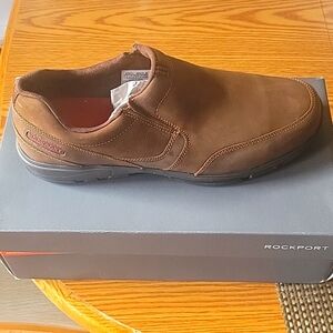 Rockport Slip on brown size 14
